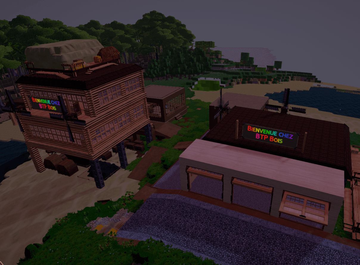 La Zone forestière de @polo14.  et @bzh farming simulator — vue 47