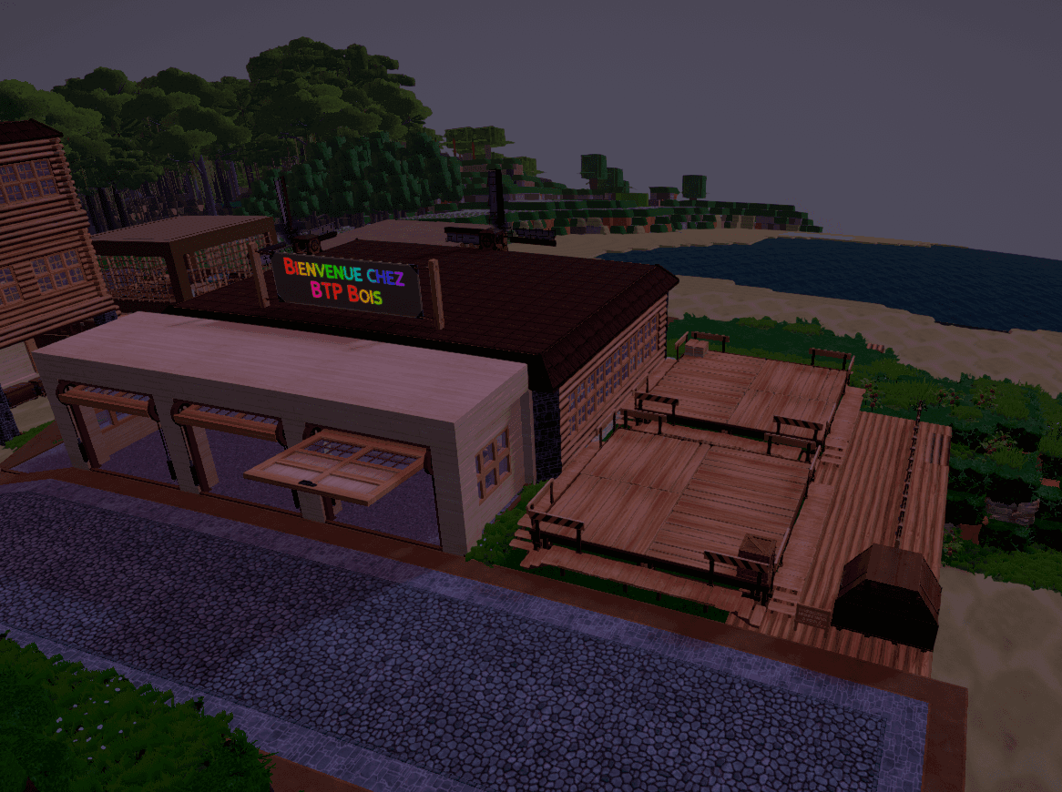 La Zone forestière de @polo14.  et @bzh farming simulator — vue 48