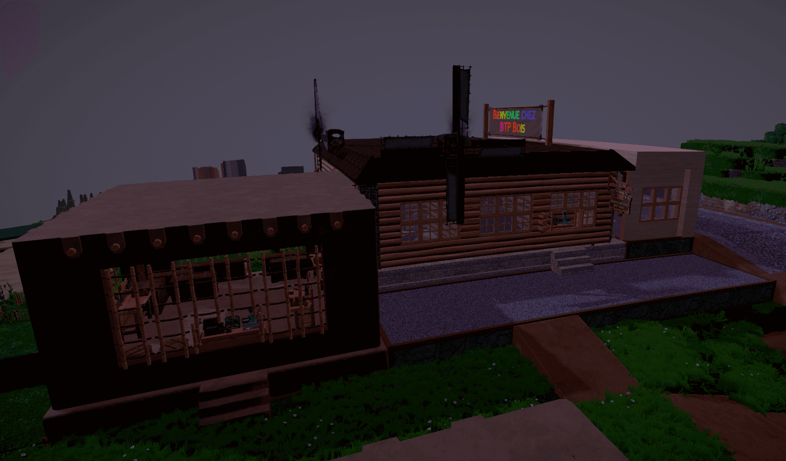 La Zone forestière de @polo14.  et @bzh farming simulator — vue 49